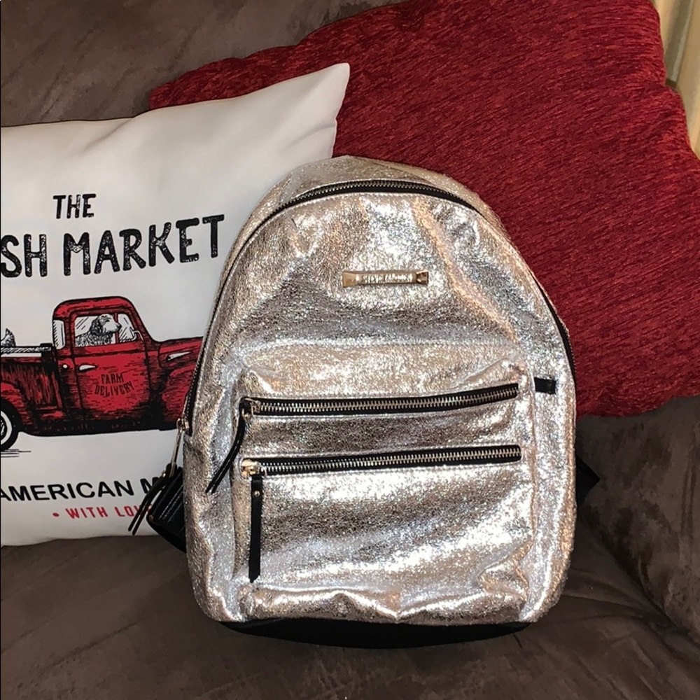 Steve Madden Silver Backpack - image 1